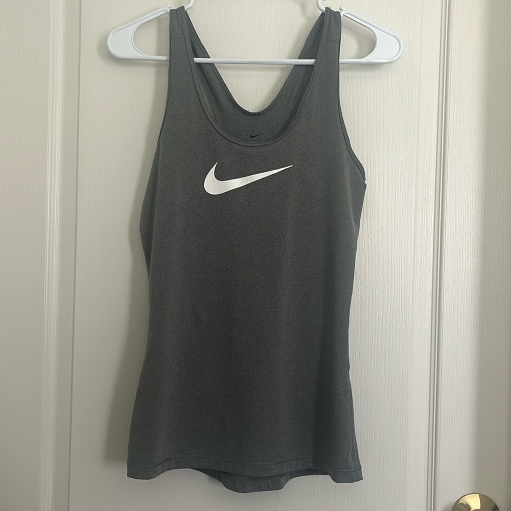 Small Nike Racerback Dri-Fit Grey Tank Top